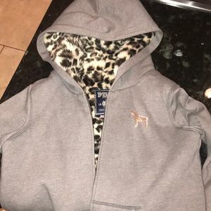 PINK zip up hoodie